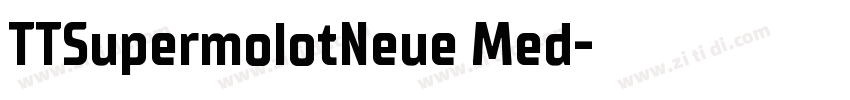 TTSupermolotNeue Med字体转换